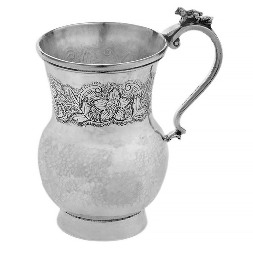 [1040010039] ADORNOS (PIEZAS COLONIALES) - JARRO INGLES 13CM.PLATA, 335GR