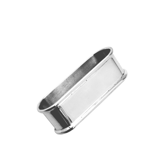 [1040020033] ARTICULOS DE MESA - SERVILLETERO RECTO PLATA, 16GR