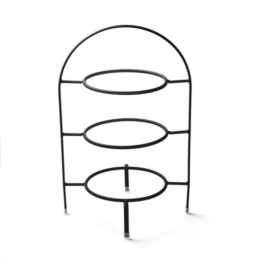 [1120030024] PLATOS Y FUENTES - LIGNE NOIRE SOPORTE CABARET NEGRO 3 PISOS, 99301950, ASA, 99301950
