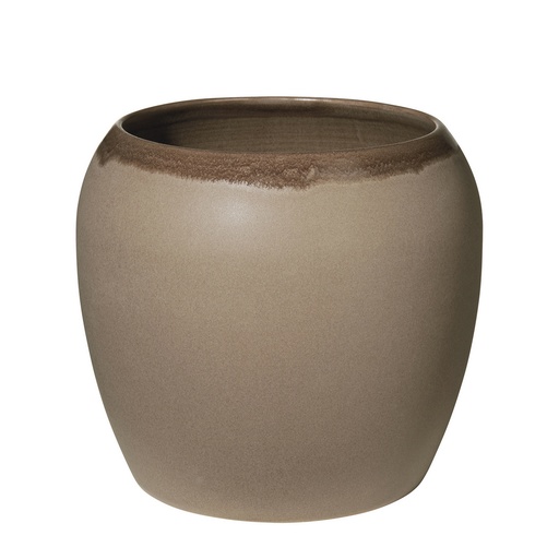 [1120060005] ADORNOS, MACETEROS - BRUNA MACETERO EARTH 18.5CM, 65055244,ASA SELECTION, 65055244
