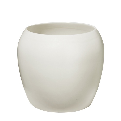 [1120060007] ADORNOS, MACETEROS - BRUNA MACETERO IVORY 18.5CM, 65055243,ASA SELECTION, 65055243
