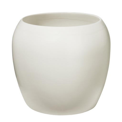 [1120060008] ADORNOS, MACETEROS - BRUNA MACETERO IVORY 22CM, 65056243,ASA SELECTION, 65056243