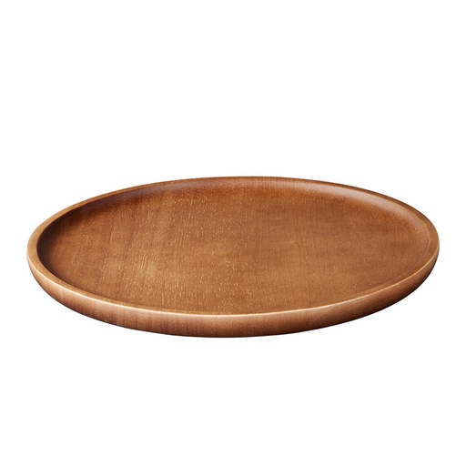 [1120080017] ENSALADERAS, BANDEJAS, BOWLS DE MADERA - WOOD PLATO 25CM ACACIA, 93900970, ASA, 93900970