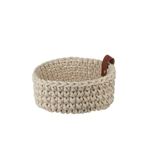[1120100003] TEXTILES PARA MESA - DIVERSE CESTA CROCHET S 17*7CM, 37880065,ASA, 37880065