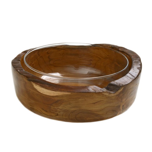 [1140020012] CENTROS Y BOWLS - TERRA BOWL MADERA C/CRIST 084411, LEONARDO, 084411