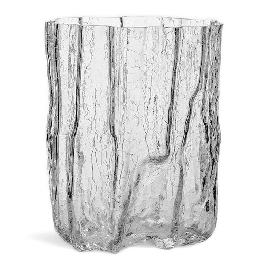 [1160090006] CRACKLE CLEAR FLORERO 27CM,7042008,ORREFORS, 7042008