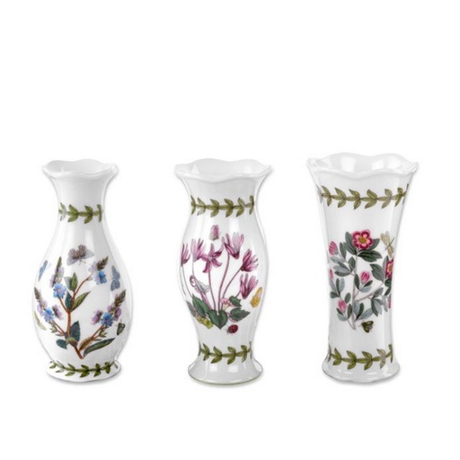 [1170030008] FLOREROS - BOTANIC GARDEN MINI FLORERO SETX3, 430549/76036, PORTMEIRION, 430549/76036