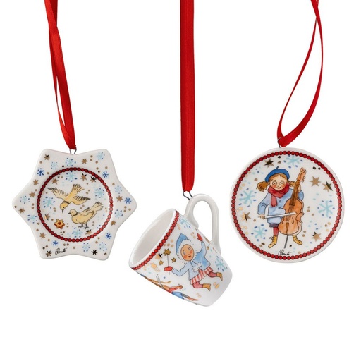 [1180040006] CHRISTMAS MINI SETX3 ADORNO 28673, ROSENTHAL, 02485-727213-28673