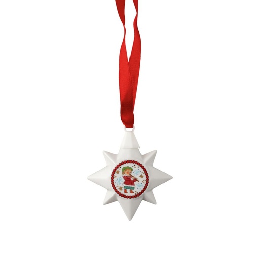 [1180040010] ESTRELLA CHRISTMAS ADORNO 27834, ROSENTHAL, 02258-727503-27834