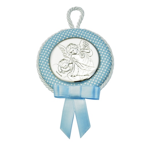 [1190040002] MEDALLA CUNA ANGEL BEBE CELESTE 6.5CM 10491 1C, VALENTI, 10491 1C