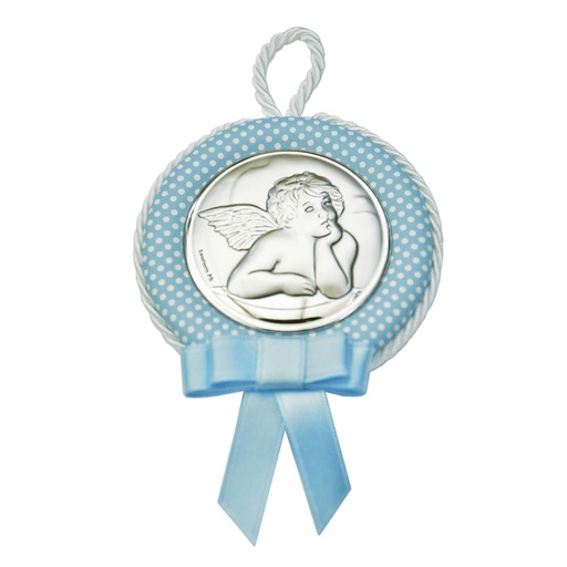 [1190040006] MEDALLA CUNA ANGEL CELESTE 6.5CM,10493 1C, VALENTI, 10493 1C