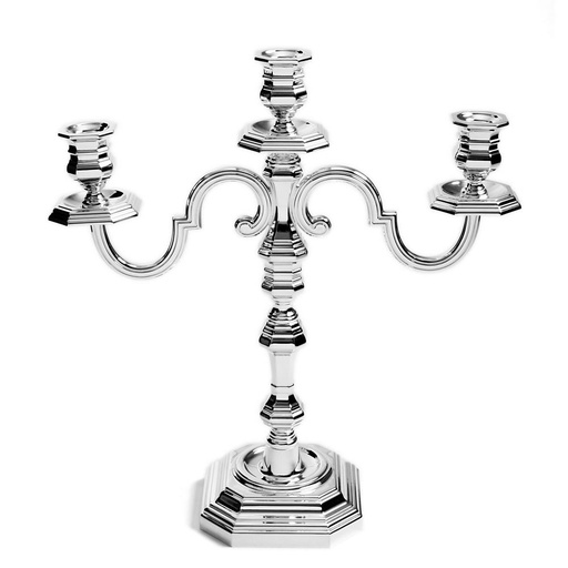 [1240020002] CANDELABRO - CANDELABRO OCTOGONAL 3 LUCES 9110272, GREGGIO, 9110272