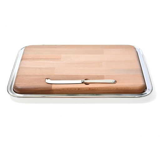 [1250050006] PLATO RECT C/CUCHILLO P/QUESO, 00190, ZANETTO, 00190