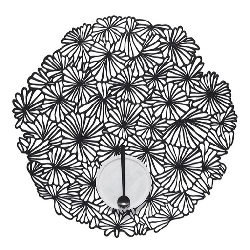 [1270210007] DAISY BLACK INDIVIDUAL,100716-001,CHILEWICH, 100716-001