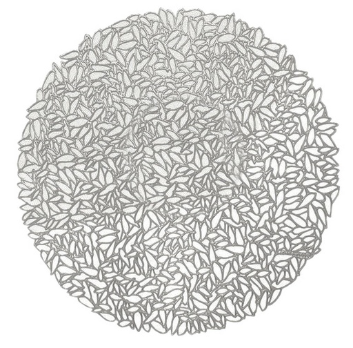 [1270210012] PRESSED PETAL GUNMETAL INDIVIDUAL 100407-005, CHILEWICH, 100407-005