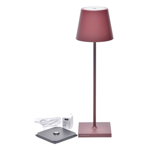 [1360030008] POLDINA - LAMPARA DE MESA BORDEAUX LD0340X3, ZAFFERANO, LD0340X3