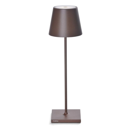 [1360030010] POLDINA - PRO LAMPARA DE MESA MARRON LD1340R3, ZAFFERANO, LD1340R3