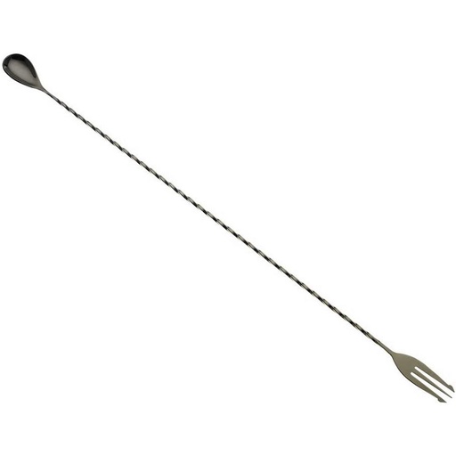 [1410020005] BAR CUCHARA TENEDOR COCTEL ACERO NEGRO M37017BK, BARFLY, M37017BK