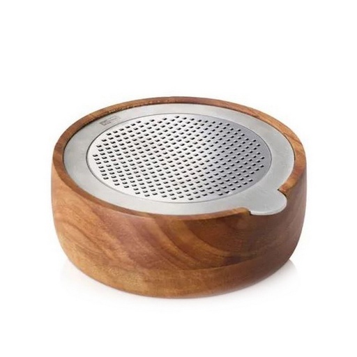 [1500040001] ARTICULOS DE COCINA - RALLADOR FINO C/BASE MADERA, GG30,ADHOC, GG30