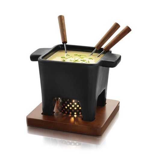 [1570020003] SET DE FONDUE NEGRO 400GR 853529, BOSKA, 853529