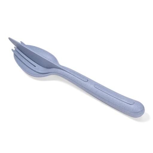 [1580030001] KLIKK SET CUBIERTOS 3 PZS AZUL ORGANICO 4003671, KOZIOL, 4003671