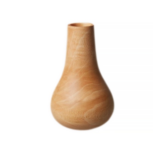 [1610020002] KILN MANGO FLORERO BULBO,MADERA,34-81,BE HOME, 34-81