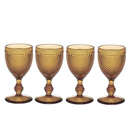 [1370090002] BICOS COPA AGUA AMBAR SETX4, 49000055, VISTA ALEGRE, 49000055