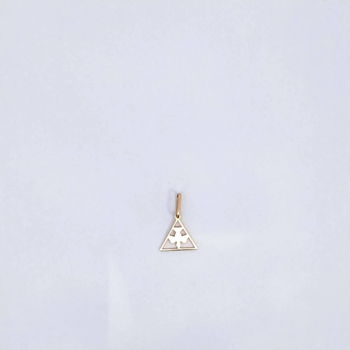 [1060060107] Dije A espiritu santo triangular ch, 0.45 GR, NPP