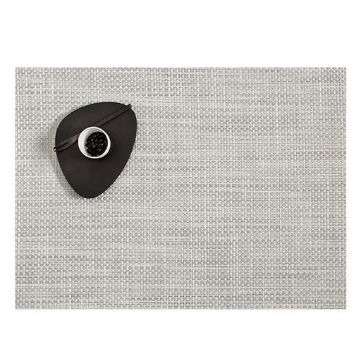 [1270210013] BASKETWEAVE WHITE SILVER INDIVIDUAL 100110-042,CHILEWICH, 100110-042