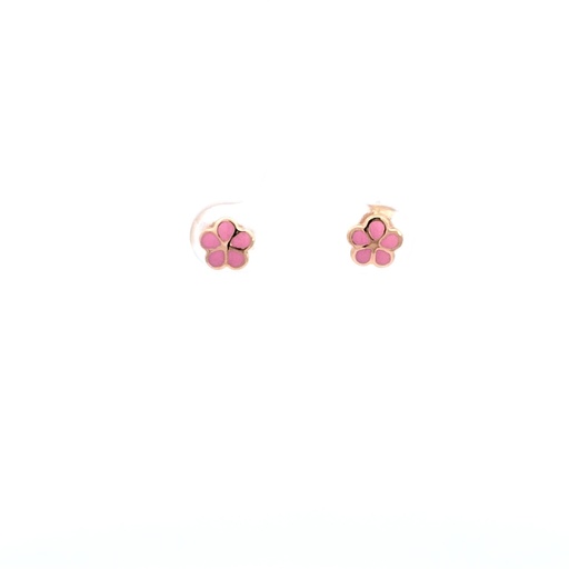 [1060020223] ARETE A FLOR ENAMEL ROSA 1.10GR 138310 MILANO, 138310