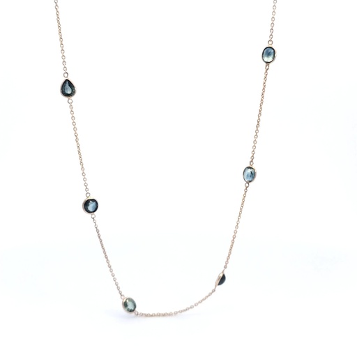 [1060040123] COLLAR A,ZAF AZUL OVAL,KMC1753,PRENZO, KMC175