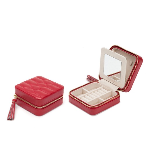 [1530010009] CAROLINE ZIP TRAVEL CASE RED,329972,WOLF 1834, 329972