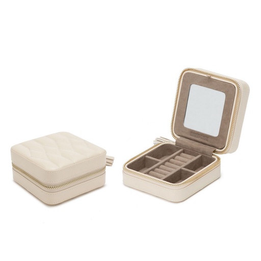 [1530010010] CAROLINE ZIP TRAVEL CASE IVORY,329953,WOLF 1834, 329953