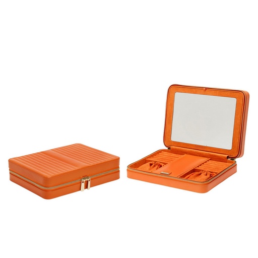 [1530010016] MARIA LARGE ZIP CASE TANGERINE,766139,WOLF 1834, 766139