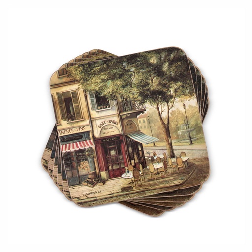 [1170010021] PARISIAN SCENE POSAVASOS X6 PZS 263423, PORTMEIRION, X0010263423V