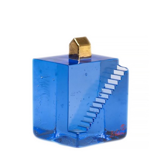 [1160100020] FIGURA ESCALERA AZUL,7520202,KOSTA BODA, 7520202