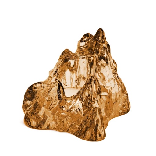 [1160120013] THE ROCK BRONZE CIRCULAR CANDELERO,7062325,KOSTA BODA, 7062325