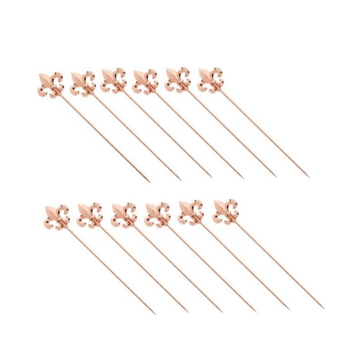 [1410040021] FLEUR PALILLO COCTEL COBRE 12 PZS M37208CP,BARFLY, M37208CP