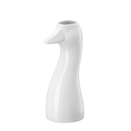 [1180210016] GANSO-VASE FLORERO BLANCO 14CM,26014,ROSENTHAL, NONE