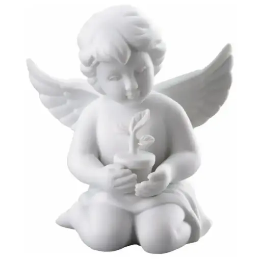 [1180020060] ANGEL C/PLANTA BLANCO MATE 14CM,90538,ROSENTHAL, 69056-000102-90538