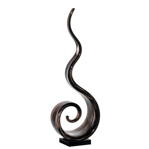 [1140060011] DECO OBJECT FIGURA 40CM NEGRO MARRON,41672,LEONARDO, 41672