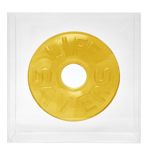 [1050160002] ESCULTURA LIFE SAVER AMARILLO