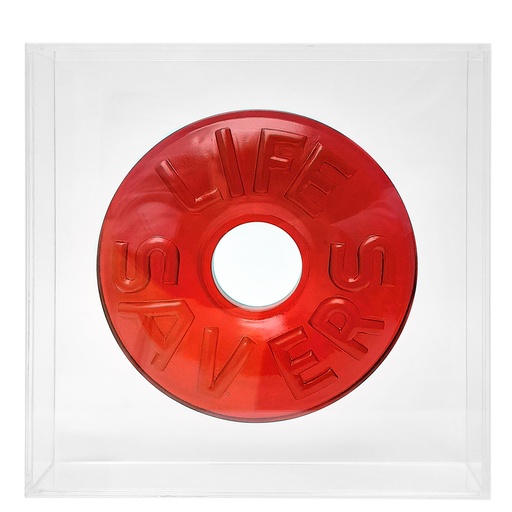 [1050160001] ESCULTURA LIFE SAVER ROJO