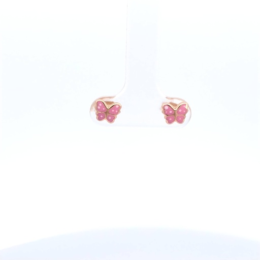 [1060020270] ARETE A MARIPOSA ENAMEL ROSA 1.10GR 138311 MILANO, 138311