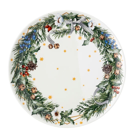[1180040024] PLATO NAVIDAD 28CM,12784,ROSENTHAL, 02471-727213-12784