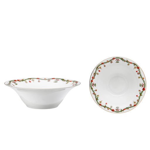 [1010230008] NORA CHRISTMAS - BOWL 20CM,15394,ROSENTHAL, 02048-726037-15394