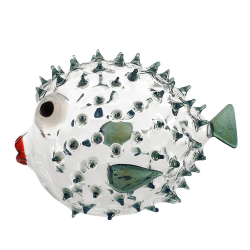 [1540030003] ADORNO - PUFFERFISH DECORATIVE TEAL,IT645,LUNARDON, IT645