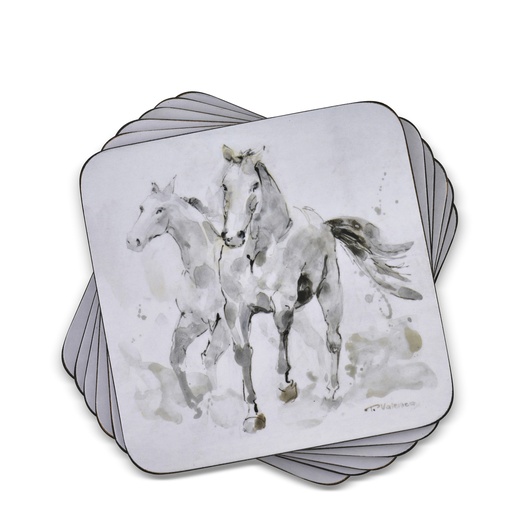 [1170010026] SPIRITED HORSES POSAVASOS X6 , 2010268882, PIMPERNEL , 2010268882