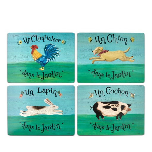 [1170030035] DANS LE JARDIN INDIVIDUALES X4 , 2010648101, PIMPERNEL , 2010648101