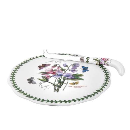 [1010600102] BOTANIC GARDEN - CHEESE PLATO & CUCHILLO, 601024/78512, PORTMEIRION, 601024